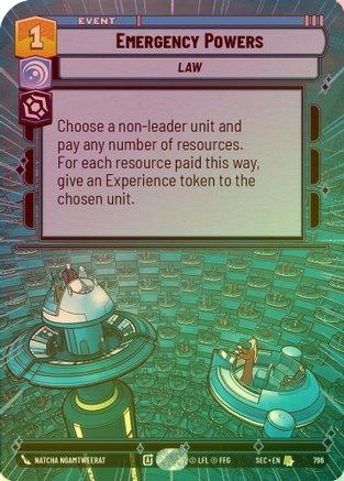 Emergency Powers (Hyperspace Foil) - 796 - Rare (Foil)