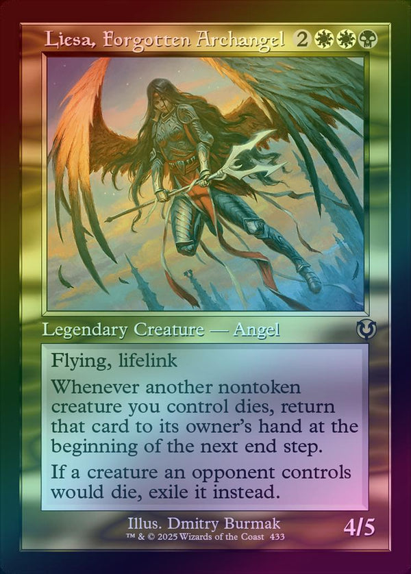 Liesa, Forgotten Archangel - Retro Frame (Foil) (INR)