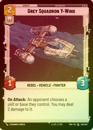 Grey Squadron Y-Wing - 246/262 - Common (Foil)