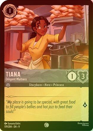 Tiana (Diligent Waitress) (Fabled Reprint) - 179/204 - Common (Foil)