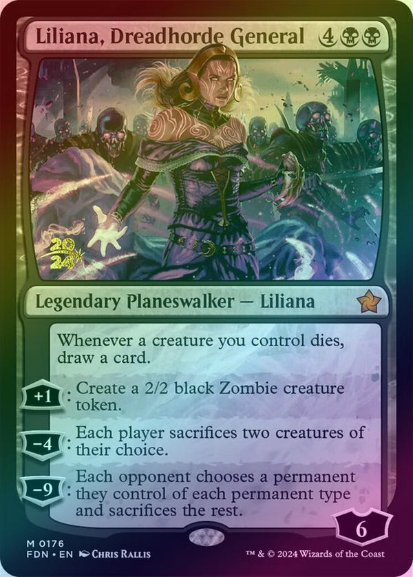 Liliana, Dreadhorde General - Prerelease Promo (Foil) (PFDN)