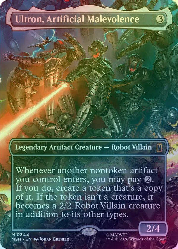 Ultron, Artificial Malevolence - Borderless Scene (Foil) (MSH)