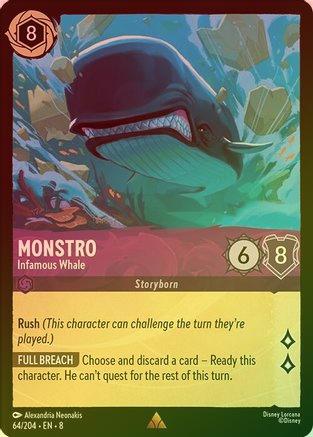 Monstro (Infamous Whale) - 64/204 - Rare (Foil)
