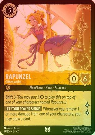 Rapunzel (Gifted Artist) - 19/204 - Uncommon (Foil)