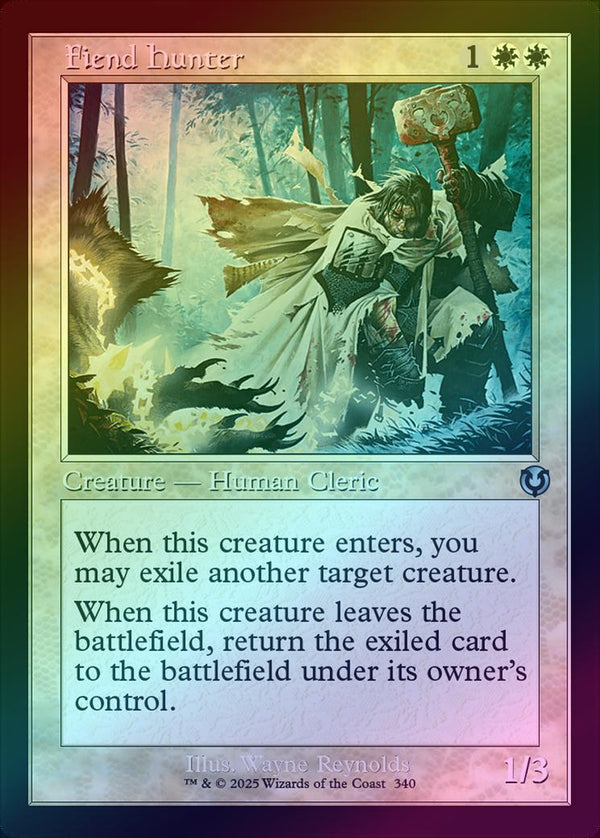 Fiend Hunter - Retro Frame (Foil) (INR)