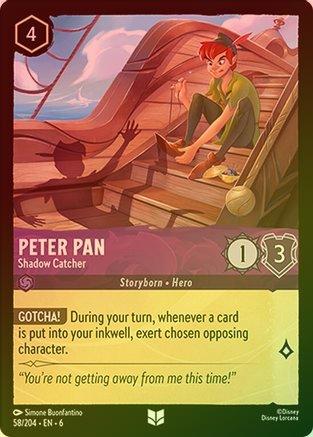 Peter Pan (Shadow Catcher) - 58/204 - Uncommon (Foil)