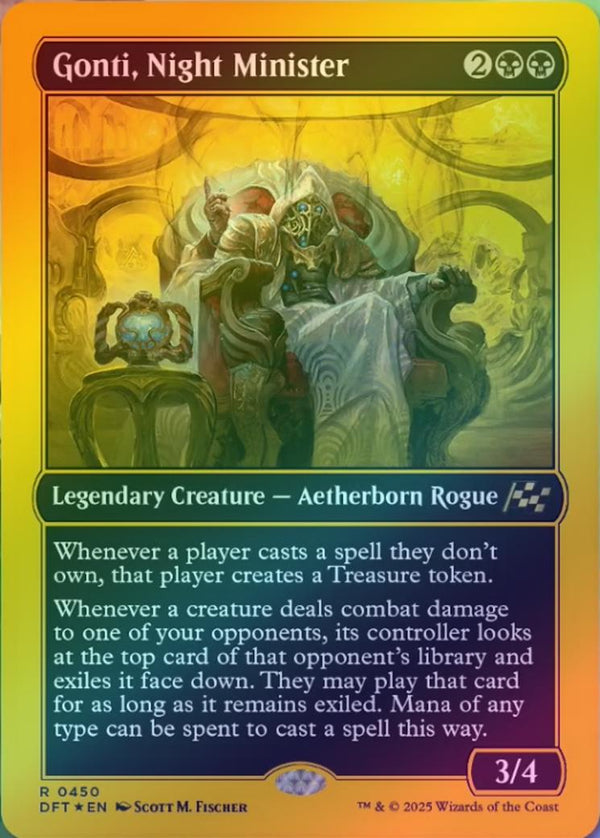 Gonti, Night Minister (First-Place Foil) (DFT)