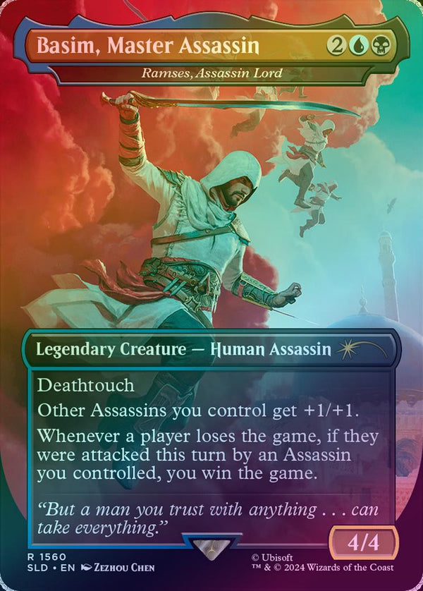 Basim, Master Assassin // Ramses, Assassin Lord - Assassin's Creed: Lethal Legends (Rainbow Foil) (SLD)