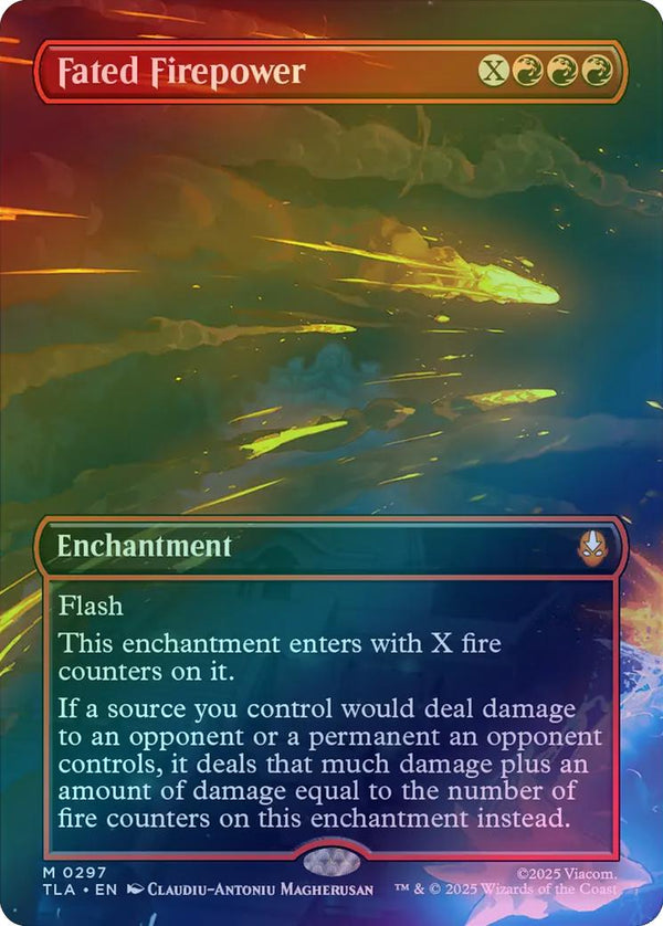 Fated Firepower - Borderless Scene (Foil) (TLA)
