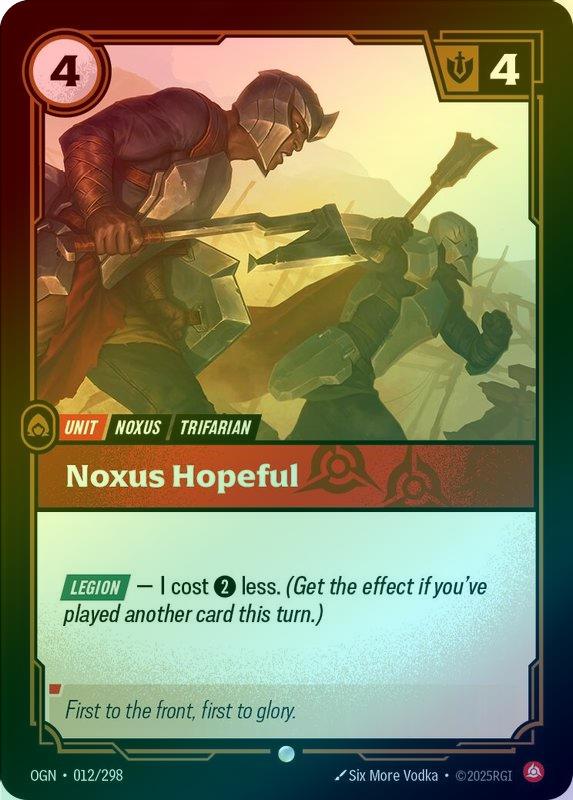 Noxus Hopeful - 012/298 - Common (Foil)