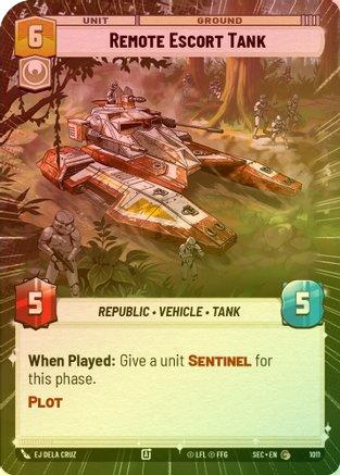 Remote Escort Tank (Hyperspace Foil) - 1011 - Common (Foil)