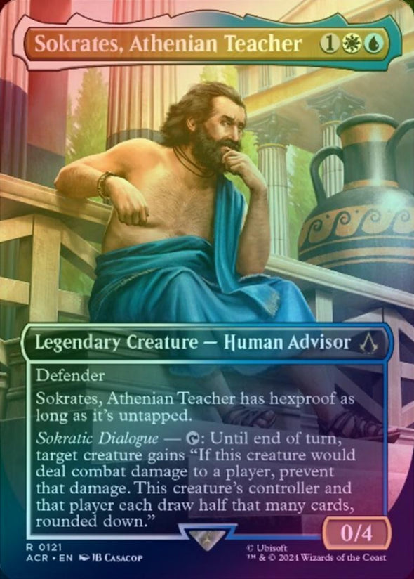 Sokrates, Athenian Teacher - Borderless (Foil) (ACR)