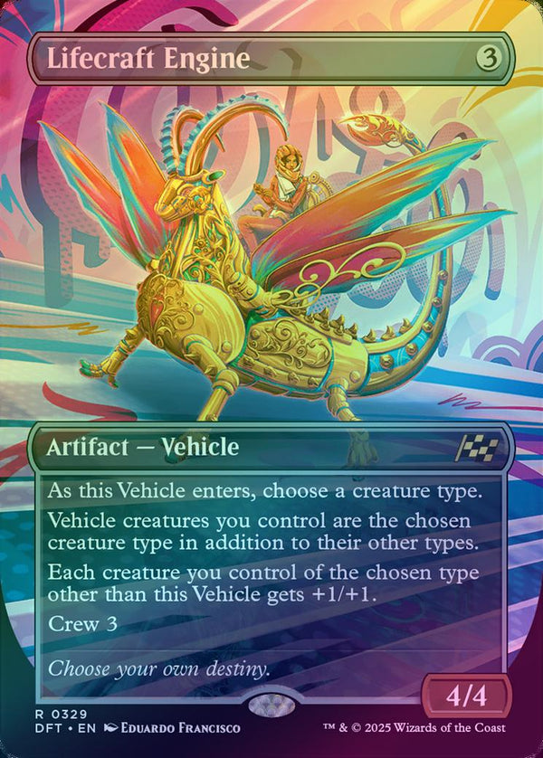 Lifecraft Engine - Borderless Revved Up (Foil) (DFT)