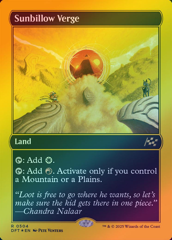 Sunbillow Verge (First-Place Foil) (DFT)