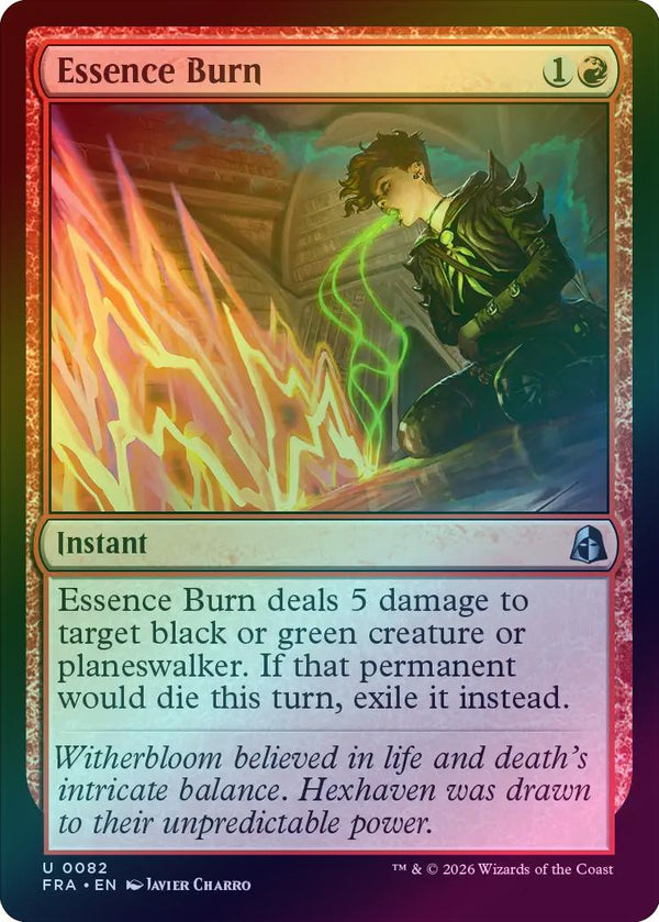 Essence Burn (Foil) (FRA)