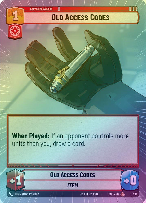 Old Access Codes (Hyperspace) - 435 - Common (Foil)