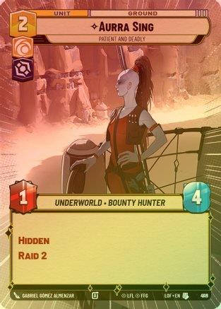 Aurra Sing - Patient and Deadly (Hyperspace) - 919 - Uncommon (Foil)