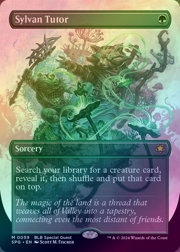 Sylvan Tutor - Borderless (Foil) (SPG)