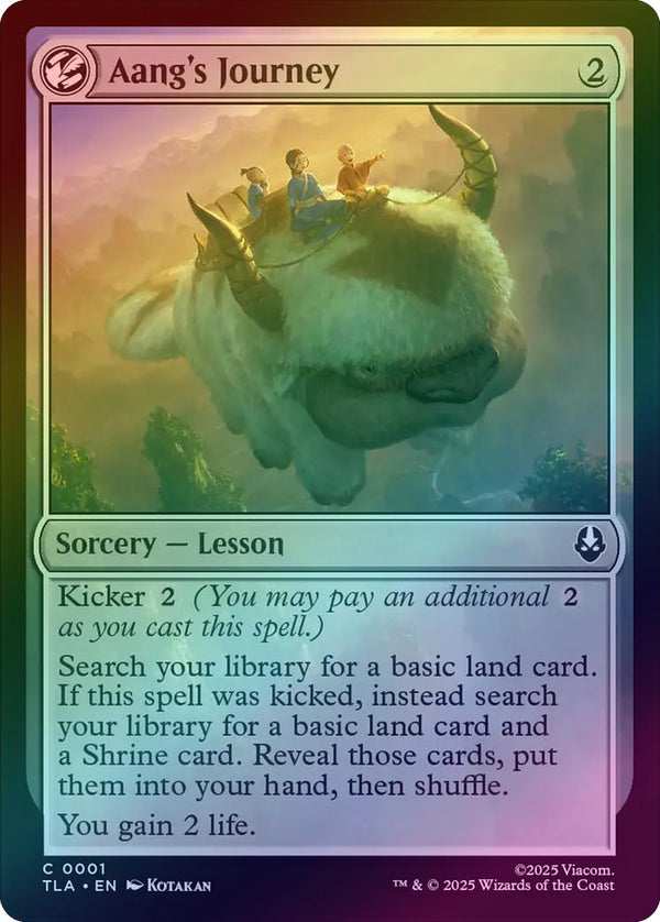 Aang's Journey (Foil) (TLA)