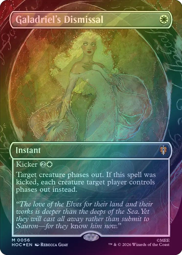 Galadriel's Dismissal - Borderless (Surge Foil) (HOC) (Pre-Order)