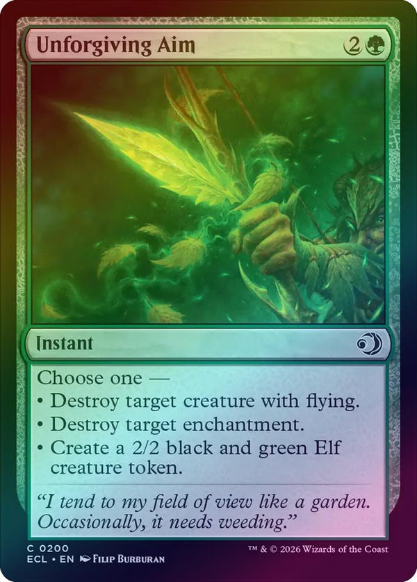 Unforgiving Aim (Foil) (ECL)