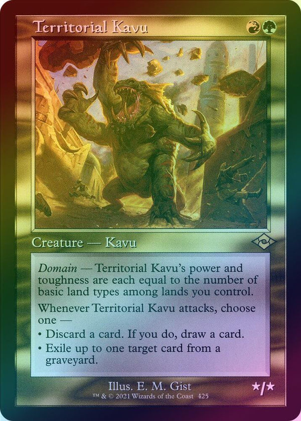 Territorial Kavu - Retro Frame (Foil) (MH2)
