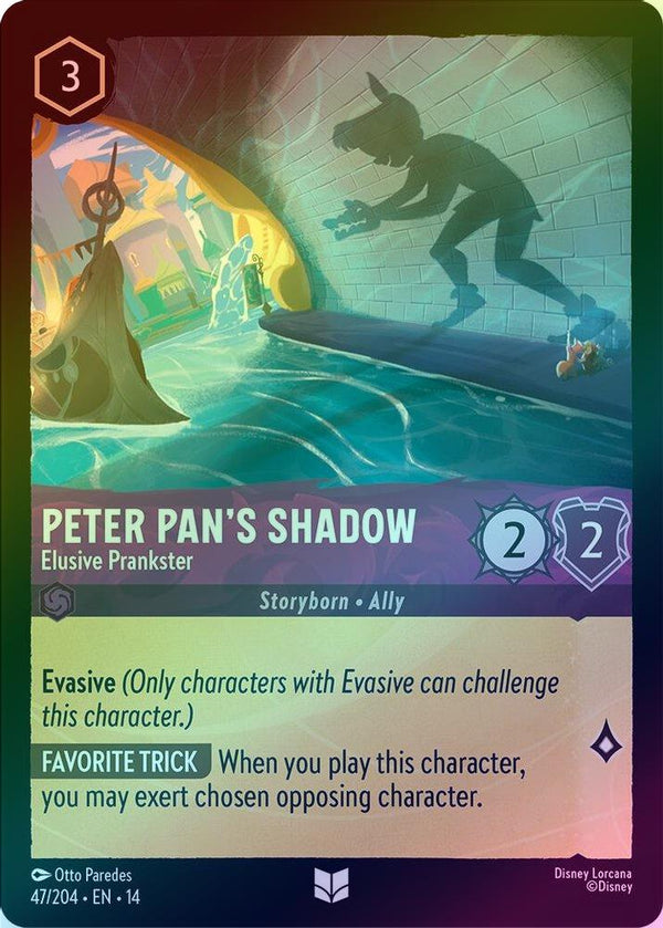 Peter Pan's Shadow (Elusive Prankster) - 47/204 - Uncommon (Foil)