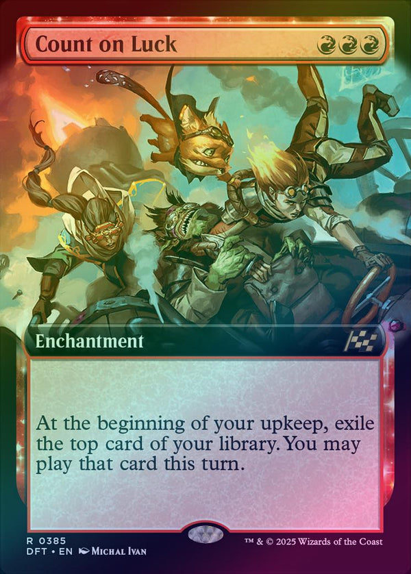 Count on Luck - Extended Art (Foil) (DFT)