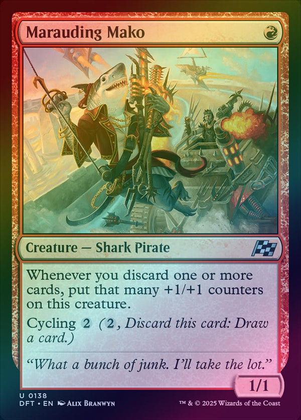 Marauding Mako (Foil) (DFT)