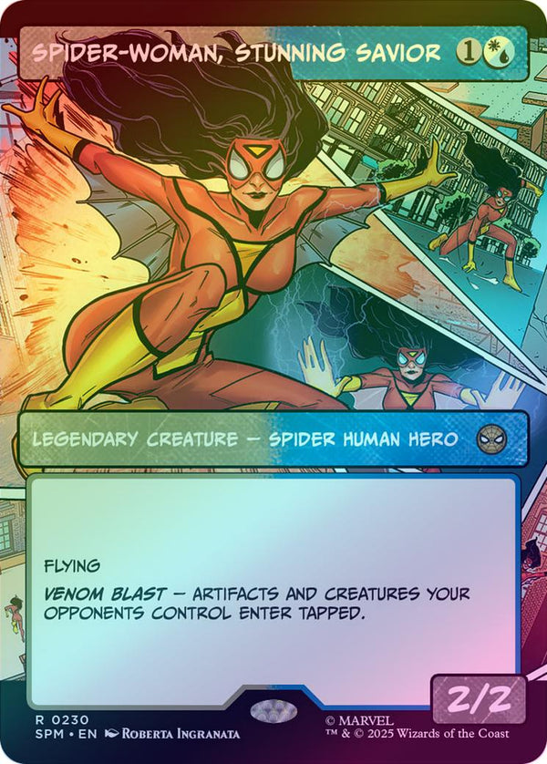 Spider-Woman, Stunning Savior - Panel Showcase (Foil) (SPM)