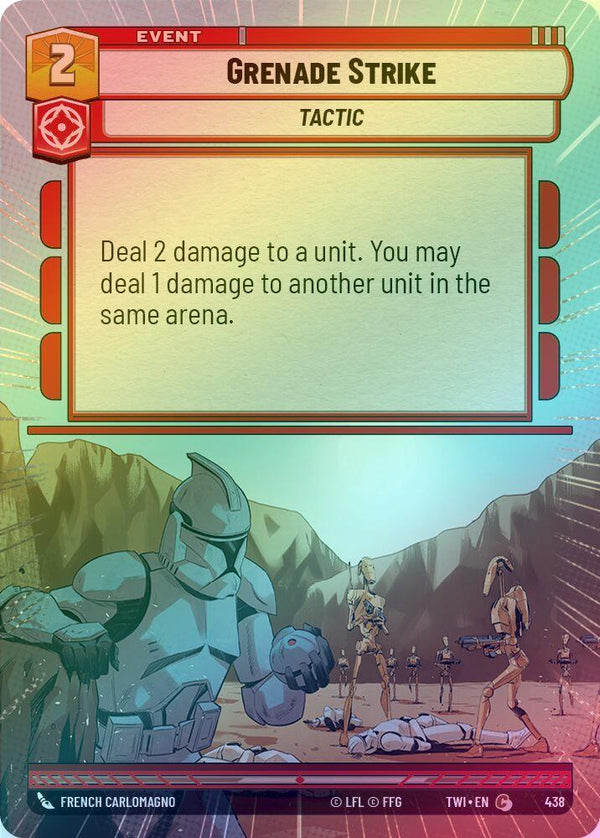 Grenade Strike (Hyperspace) - 438 - Common (Foil)