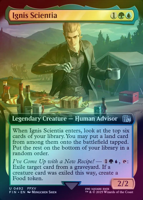 Ignis Scientia - Extended Art (Foil) (FIN)