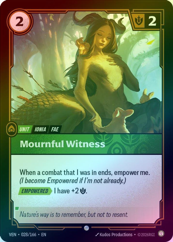 Mournful Witness - 028/166 - Common (Foil)