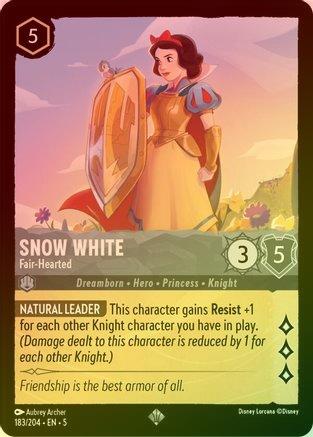 Snow White (Fair-Hearted) - 183/204 - Super Rare (Foil)