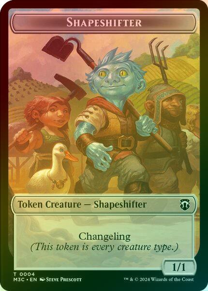 Shapeshifter (004) // Copy Token (Ripple Foil) (TM3C)