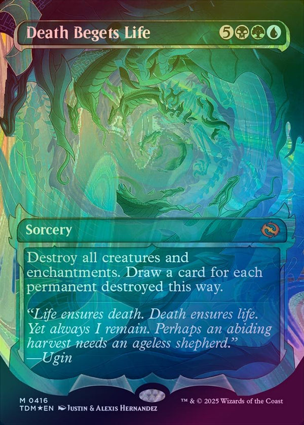 Death Begets Life - Ghostfire Showcase (Halo Foil) (TDM)
