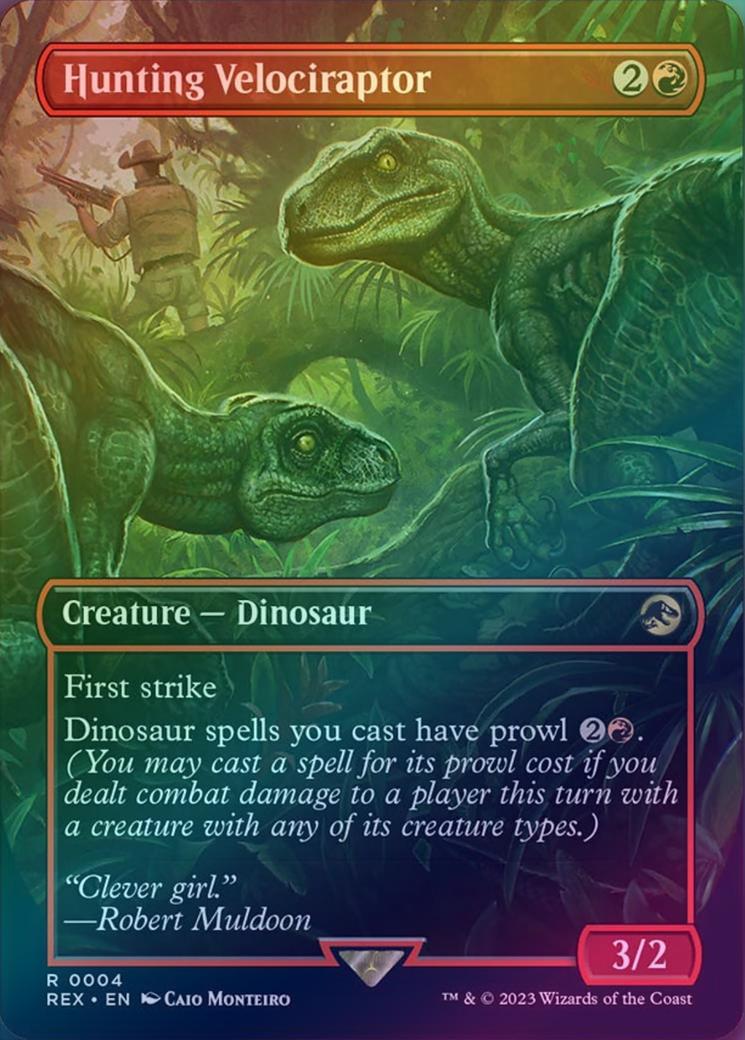 401 Games Canada - Hunting Velociraptor - Borderless (Foil) (REX) 401 Games Canada - Hunting Velociraptor - Borderless (Foil) (REX)