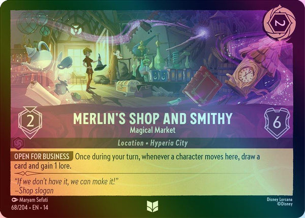 Merlin's Shop and Smithy - 68/204 - Uncommon (Foil)