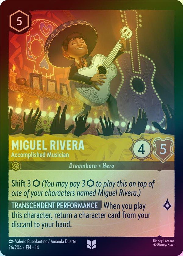 Miguel Rivera (Accomplished Musician) - 26/204 - Uncommon (Foil)