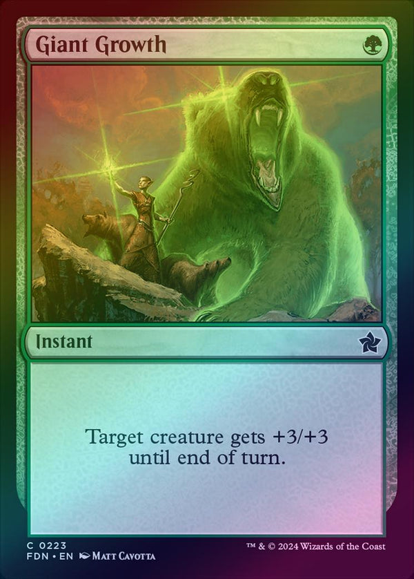 Giant Growth (Foil) (FDN)