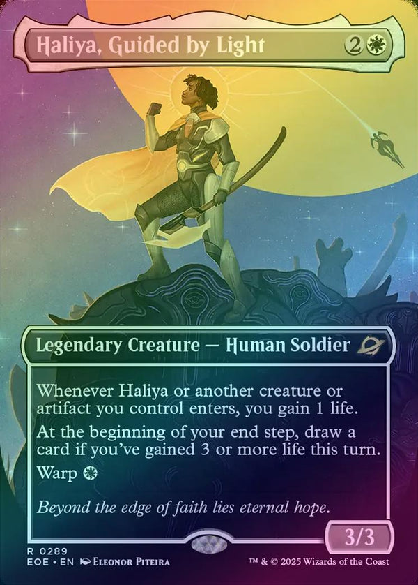 Haliya, Guided by Light - Triumphant Showcase (Foil) (EOE)