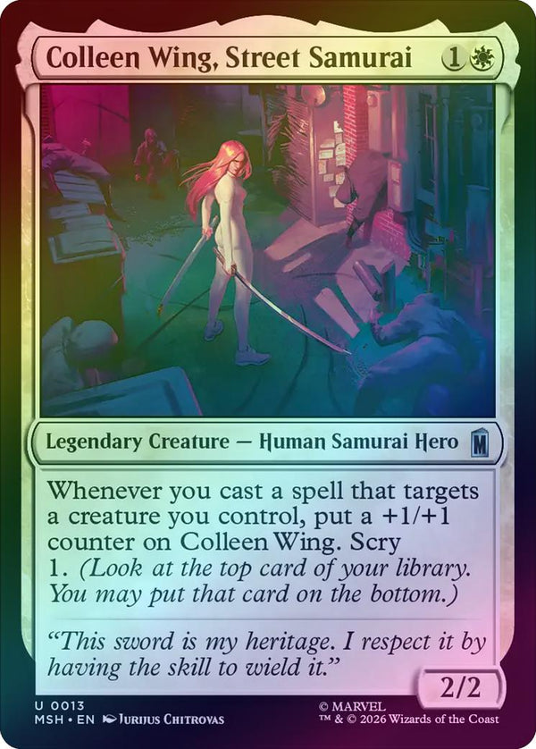 Colleen Wing, Street Samurai (Foil) (MSH) (Pre-Order)