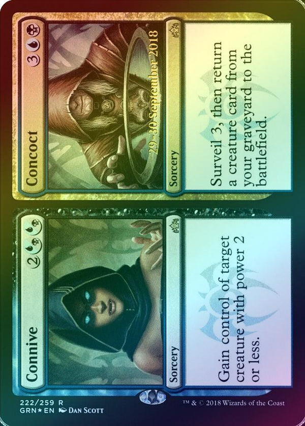 Connive // Concoct - Prerelease Promo (Foil) (PGRN)