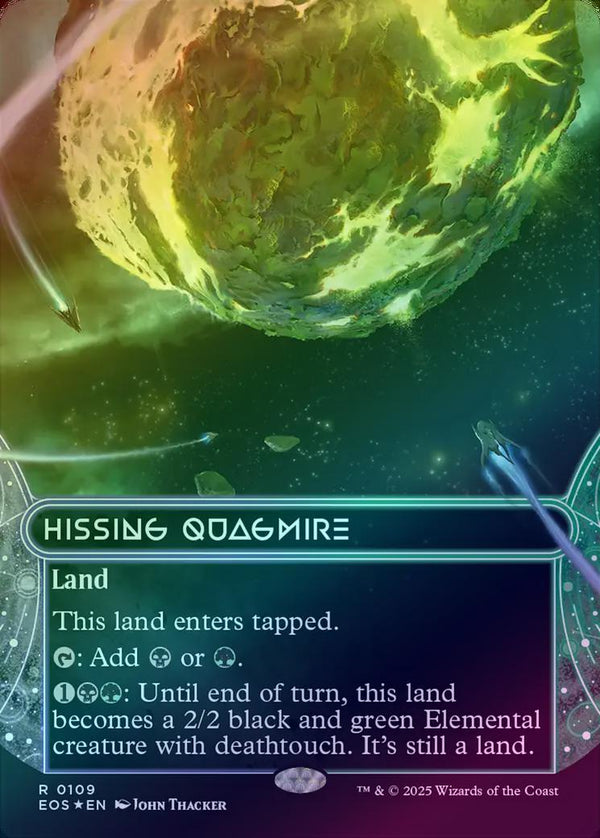 Hissing Quagmire - Borderless (Galaxy Foil) (EOS)