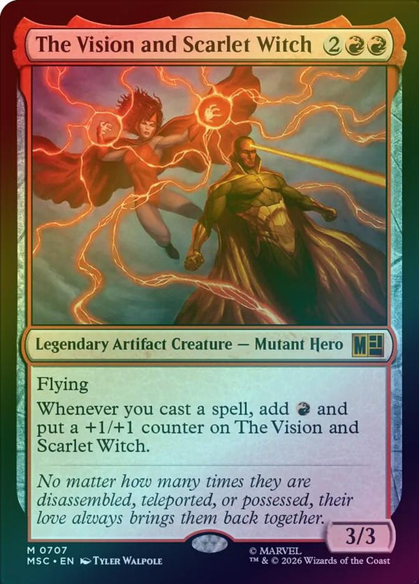 The Vision and Scarlet Witch (Foil) (MSC)