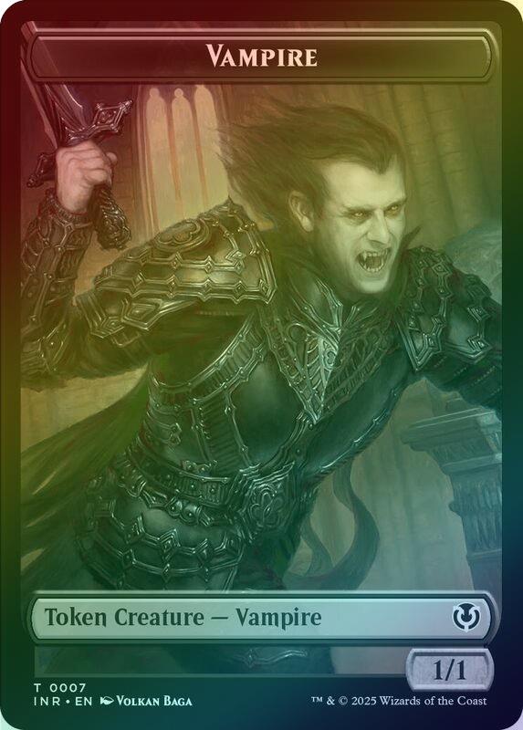 Blood // Vampire (007) Token (Foil) (TINR)