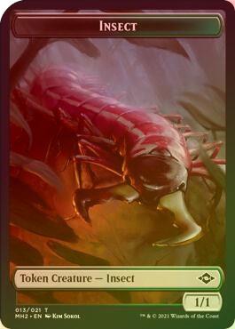 Treasure (021) // Insect (Foil) (MH2 Token)