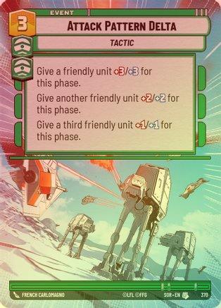 Attack Pattern Delta (Hyperspace) - 370 - Uncommon (Foil)