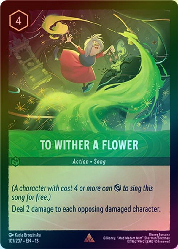 To Wither a Flower - 101/207 - Rare (Foil)