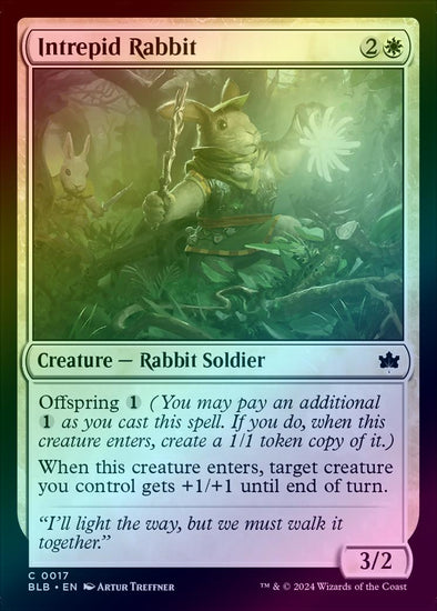 Intrepid Rabbit (Foil) (BLB)